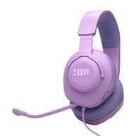 JBL Quantum 100M2 - Purple - Wired over-ear gaming headset with detachable mic and mute option - Hero
